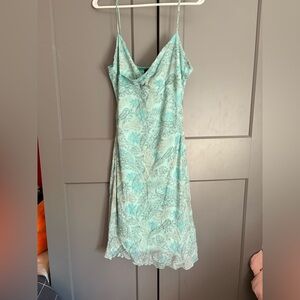 Esprit Dress in Light Blue and Cream
